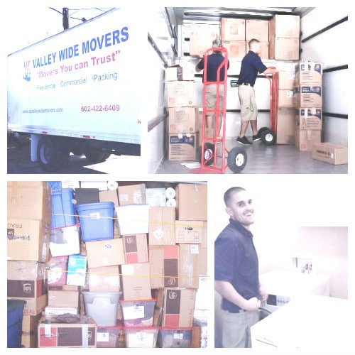 Moving company employees at Gilbert Arizona based A to Z Valleywide Movers